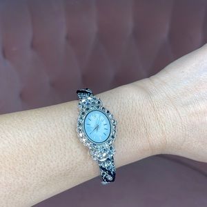 Jimmy Crystal New York Swarovski elements watch